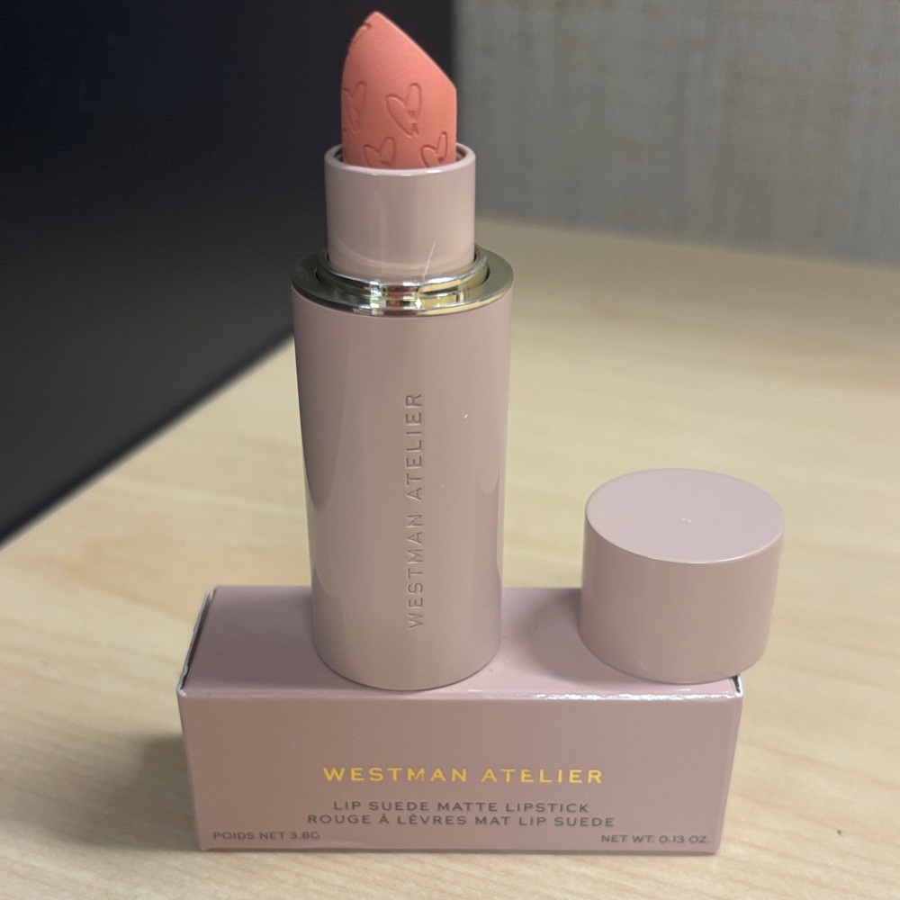 Westman Atelier Lip Suede Matte Lipstick in LACKER- NWT